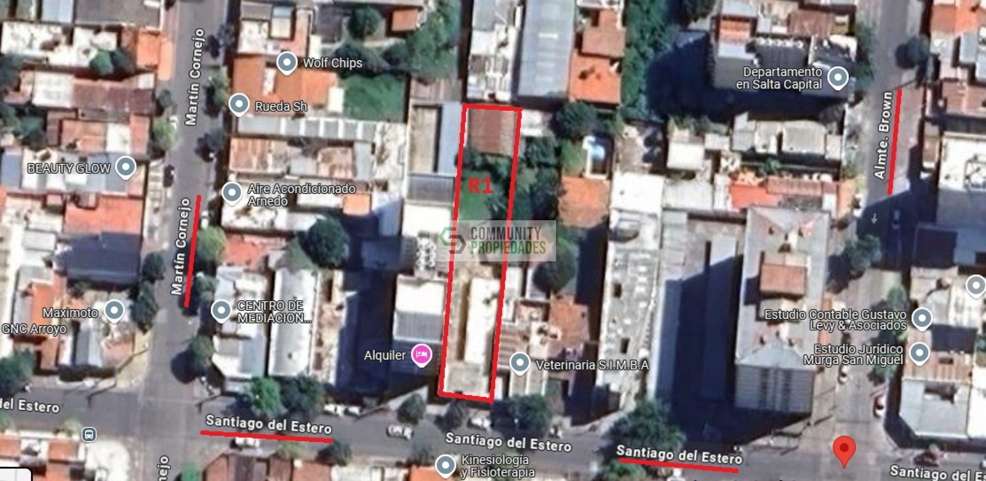 VENTA Propiedad macro centro ideal construccion edificio Santiago del Estero 1400